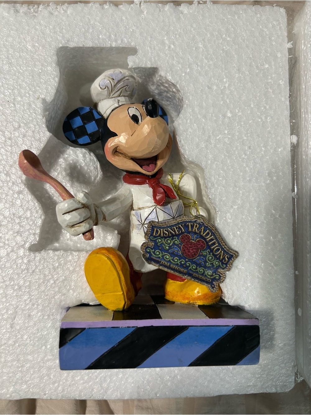 Disney Traditions Jim Shore Mickey Mouse Bon Appetit Chef Cook Figurine NIB